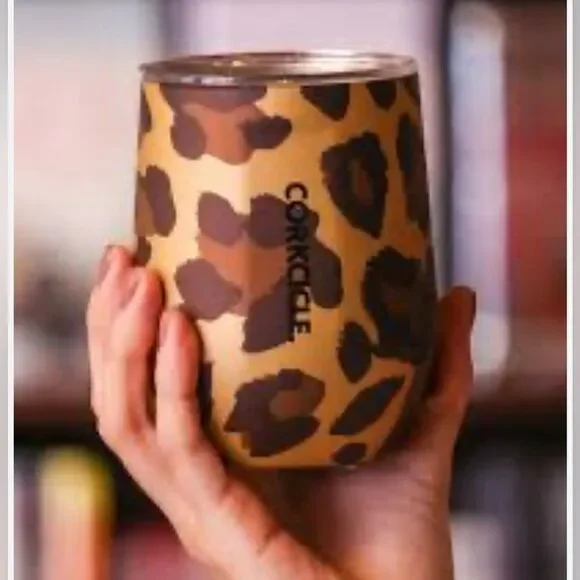 Corkcicle Animal Print Stemless Glass, 12 oz - Picture 9 of 10